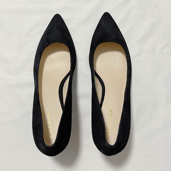 Cole Haan Marta Waterproof Pointed Toe Mid-Heel Pumps - Picture 3 of 12